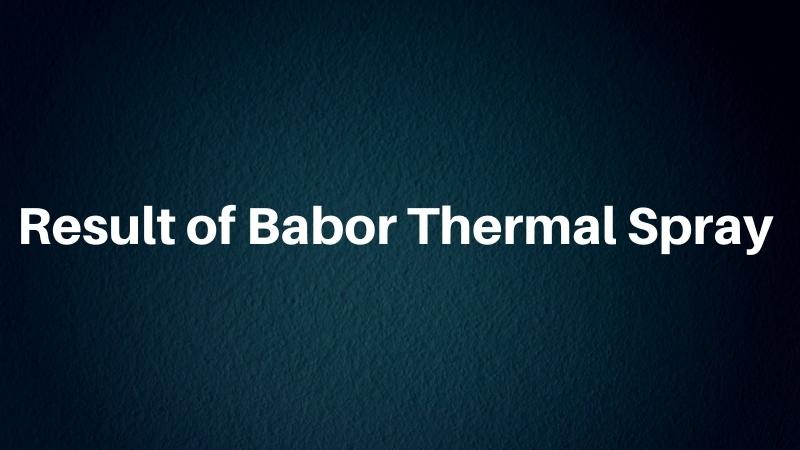 Result of Babor Thermal Spray 